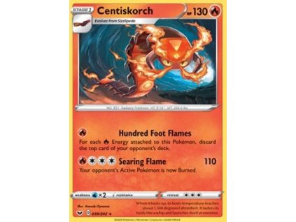 SSH 039/202 Centiskorch - Sword & Shield