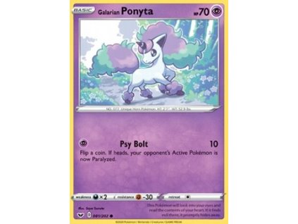 SSH 081/202 Galarian Ponyta - Sword & Shield