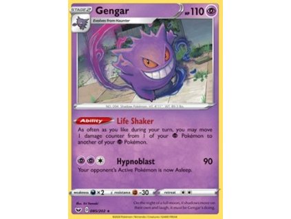 SSH 085/202 Gengar - Sword & Shield