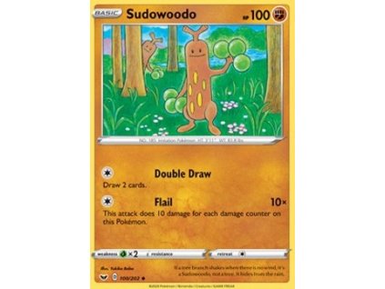 SSH 100/202 Sudowoodo - Sword & Shield