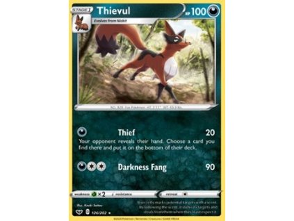 SSH 126/202 Thievul - Sword & Shield