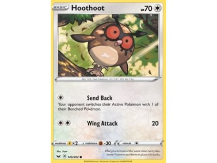 SSH 143/202 Hoothoot - Sword & Shield