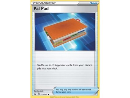 SSH 172/202 Pal Pad - Sword & Shield