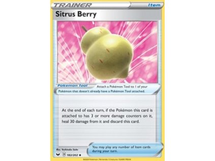 SSH 182/202 Sitrus Berry - Sword & Shield