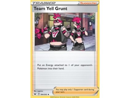 SSH 184/202 Team Yell Grunt - Sword & Shield