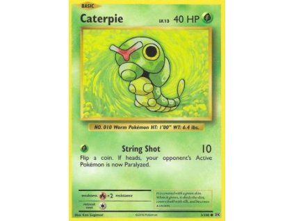 EVO 003/108 Caterpie - Evolutions (Stav Excellent, Verze NORMAL)