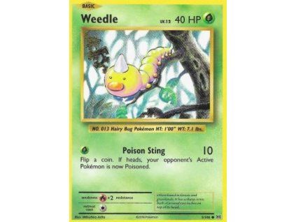 EVO 005/108 Weedle - Evolutions (Stav Excellent, Verze NORMAL)