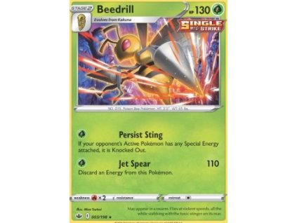 CRE 003/198 Beedrill - Chilling Reign