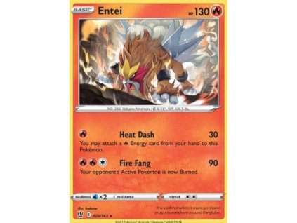 BST 020/163 Entei - Battle Styles