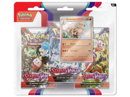 Pokémon TCG: Scarlet & Violet - 3 Blister Booster - Arcanine