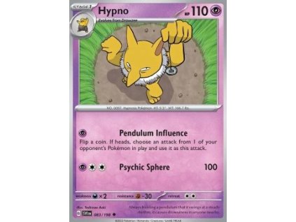 SVI 083/198 Hypno - Scarlet & Violet