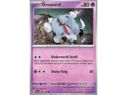 SVI 105/198 Greavard - Scarlet & Violet