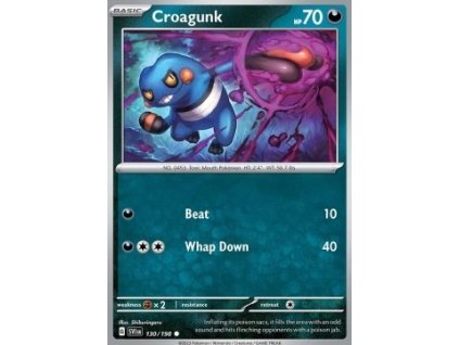 SVI 130/198 Croagunk - Scarlet & Violet