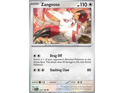 SVI 147/198 Zangoose - Scarlet & Violet