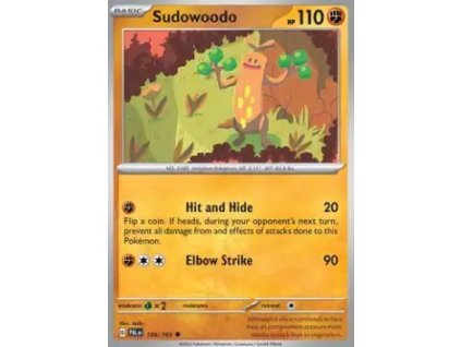 PAL 109/193 Sudowoodo - Paldea Evolved