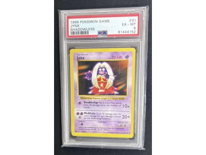 BS 031/102 Jynx - Base set SHADOWLESS - PSA 6