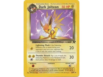 TR 38/82 Dark Jolteon - Team Rocket