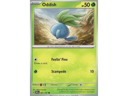 OBF 001/197 Oddish - Obsidian Flames