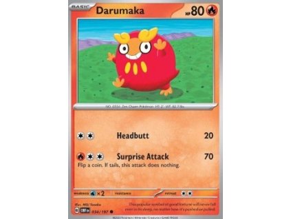 OBF 034/197 Darumaka - Obsidian Flames