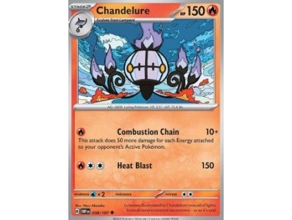 OBF 038/197 Chandelure - Obsidian Flames