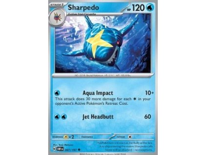 OBF 047/197 Sharpedo - Obsidian Flames