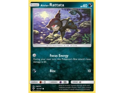 BUS 081/147 Alolan Rattata - Burning Shadows