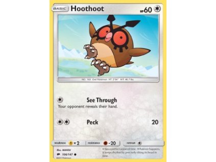 BUS 106/147 Hoothoot - Burning Shadows