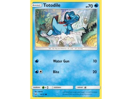SLG 018/073 Totodile - Shining Legends