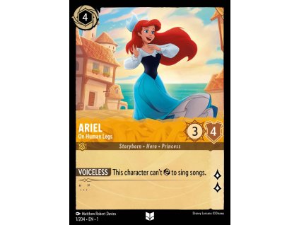 1ST 001/204 ARIEL - On Human Legs - The First Chapter