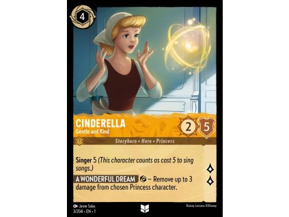 1ST 003/204 CINDERELLA - Gentle and Kind - The First Chapter