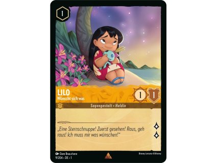 1ST 009/204 LILO - Making a Wish - The First Chapter