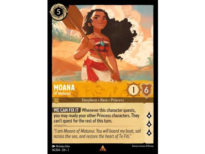 1ST 014/204 MOANA - Of Motonui - The First Chapter