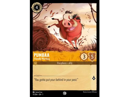 1ST 017/204 PUMBAA - Friendly Warthog - The First Chapter