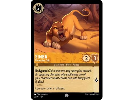 1ST 020/204 SIMBA - Protective Cub - The First Chapter