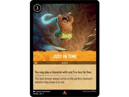 1ST 029/204 JUST IN TIME - The First Chapter