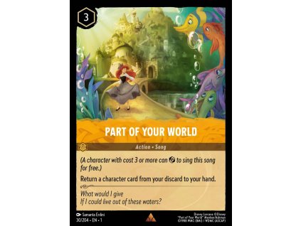 1ST 030/204 PART OF YOUR WORLD - The First Chapter