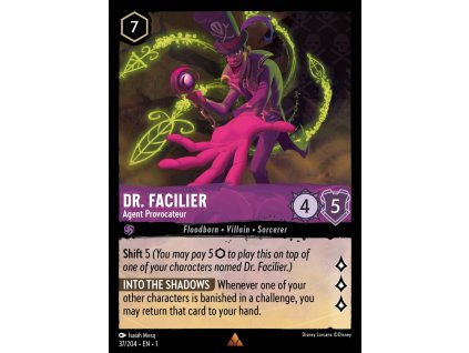 1ST 037/204 DR. FACILIER - Agent Provocateur - The First Chapter
