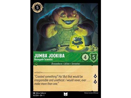 1ST 083/204 JUMBA JOOKIBA - Renegade Scientist - The First Chapter