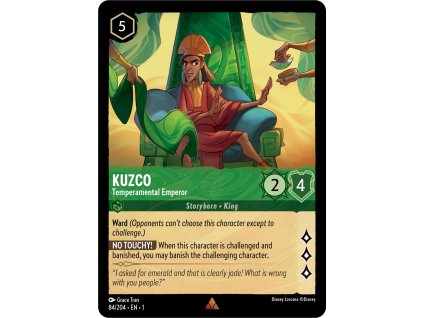 1ST 084/204 KUZCO - Temperamental Emperor - The First Chapter