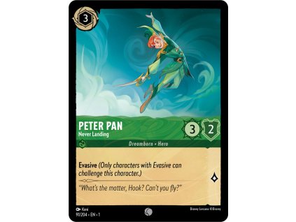 1ST 091/204 PETER PAN - Never Landing - The First Chapter