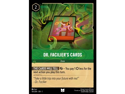 1ST 101/204 DR. FACILIER'S CARDS - The First Chapter