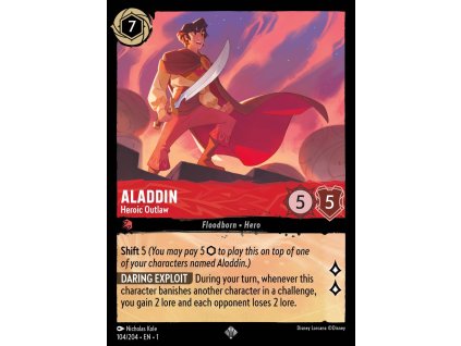 1ST 104/204 ALADDIN - Heroic Outlaw - The First Chapter
