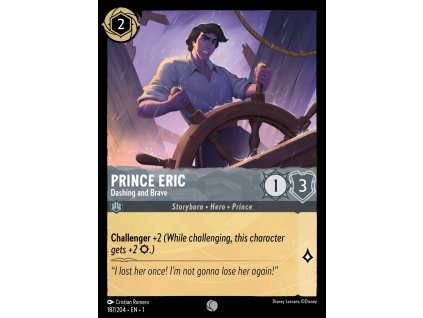 1ST 187/204 PRINCE ERIC - Dashing and Brave - The First Chapter