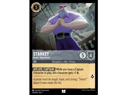 1ST 191/204 STARKEY - Hook's Henchman - The First Chapter