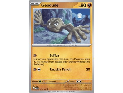 MEW 074/165 Geodude - 151