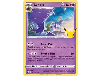 CEL 015/025 Lunala - Celebrations