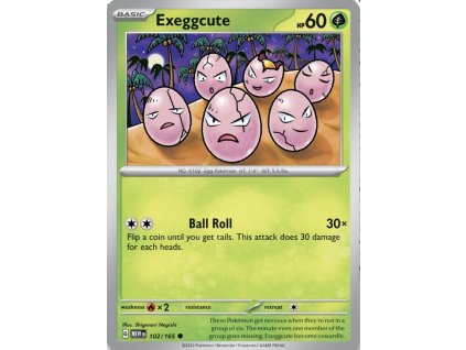 MEW 102/165 Exeggcute - 151