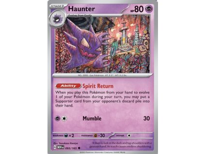 MEW 093/165 Haunter - 151