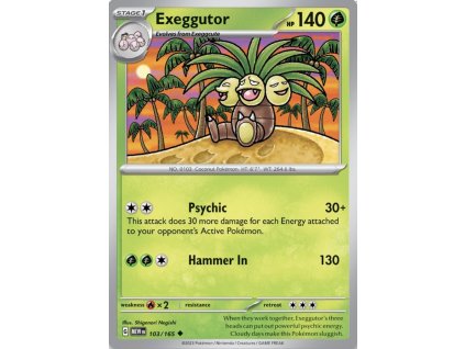 MEW 103/165 Exeggutor - 151