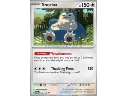 MEW 143/165 Snorlax - 151